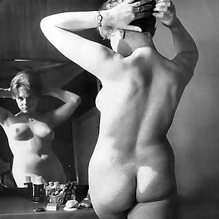 Vintage Black and White Photos of Hairy Girls Posing Naked in 1960s and Chicks Having Sexy Lesbian P