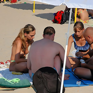 Family Naturism in Europe - Enjoy Hot Photos of My Naked Relatives Having Good Time on Nude Beaches 
