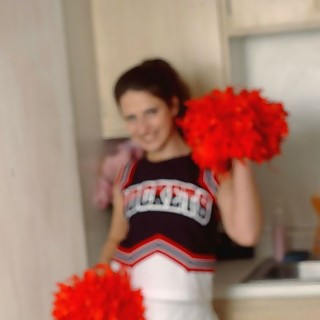 A Shy Cheerleader Tries To Catch A Moment When She Could Show Her Hairy Snatch