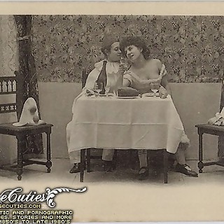 Very Good Scans Of Old French Vintage Erotica Post Cards