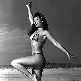 Previously Unpublished Filthy Photos of Naked Vintage Porn Star Bettie Page in all Her Beauty Posing