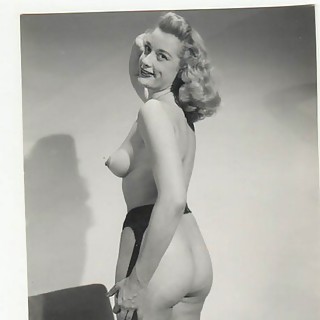Naked Women In Black And White Vintage Photography Of 1950