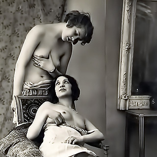 Vintage Photos of Naked Ladies of 1900's with Full Frontal Nudity and Visible Hairy Pussy and Boobs