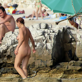 I Saw My Girlfriends Mother and Grandma Naked on Naturist Beach and Lots of other Hot Chicks Around 