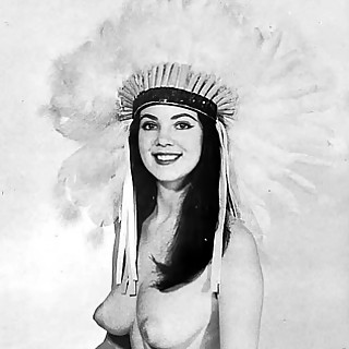 Anita Ventura and Other Porno Stars of the Past Posing All Naked With Hairy Cunts in Photos of 50s A