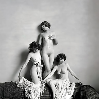 Exclusive Vintage Erotica Rarities from 1900s - Naked Girls in These Pics Are Really Whores from Loc