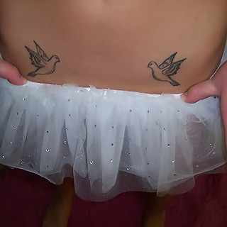 Hot girlfriends fucked hard without condoms in front of room mates