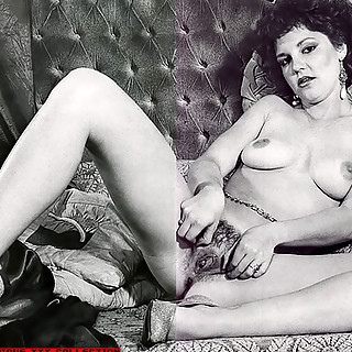 Vintage Pics of Naked 1950-1960 Years Women - Exclusive Hot Nude Chicks Spreading Their Massive Hair