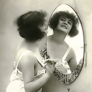 Sexy Historic Photos of a Real French Prostitute Captured on Photo Card Back in 1920s Only on Viinta