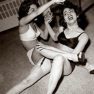 Classic Vintage Erotic Catfight Fetish Photos