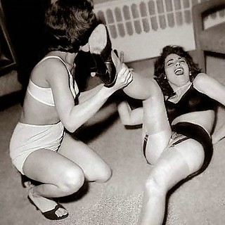 Classic Vintage Erotic Catfight Fetish Photos
