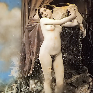 Forgotten European Nude Photography from 1850 to 1920 Featuring Lewd Naked Girls Posing on VintageCu