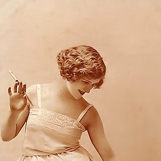 Very rare genuine vintage erotic postcards of 1910's featuring women that never ever swallowed cum a