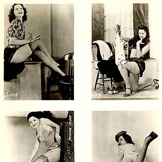 Several Vintage Ladies Showing Their Nude Natural Bodies