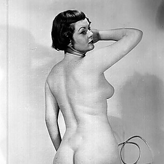 Vintage Photo Serie Of Brunette Woman