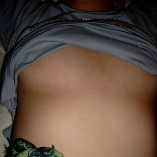 Amateur guy took this photo while fucking his hot wife