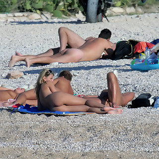 Sexy Teens and Mature Women on Naturist Beaches of Europe Enjoy Being Naked to Let Others Notice The