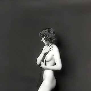 Vintage Models in the Studio for Taboo Fully Nude Pics with Their Tits and Pretty Cunts on Display