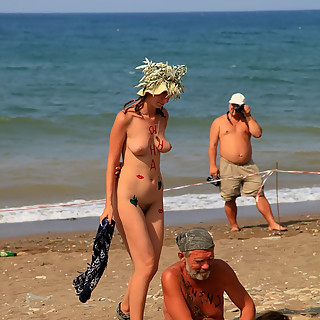 Amateur Naturist Breasts Are Beautiful and All Natural as They're Photographed on the Beach and in P