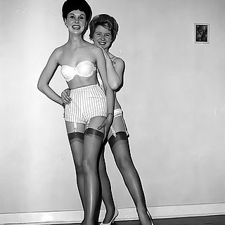 The Sweetest Vintage Nylon And Underwear Fetish Photos Of 1950-1960 From VintageCuties.com