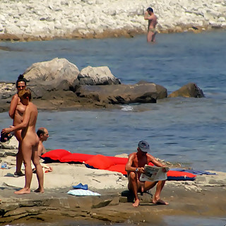 Naturists Photographed in Public with Their Beautiful Tits and Their Smoking Hot Asses Exposed to Ev