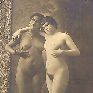 Beautiful Untrimmed Ladies In Vintage French Postcards