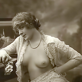 Early Vintage Porn with Old Time Ladies Posing in Wispy Lingerie and Showing off Almost Everything