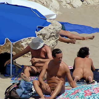 You Won't See More Boobs and Pussies Than on Naturist Beach with Lots of Naked Girls Messing Around 