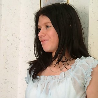 Unshaved teen displays her hairy cunt for you - fur lover