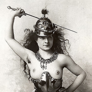First Vintage Porn Photos of 1850-1900 with Full Frontal Nudity of Hot Teens of that Time Spreading 