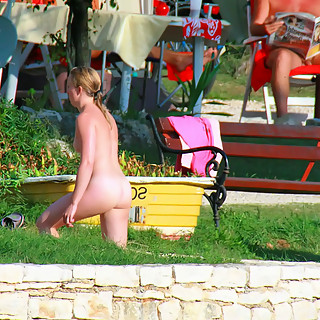 You Won't Believe what These Naked Naturist Babes are Doing While all other Nude People are Watching