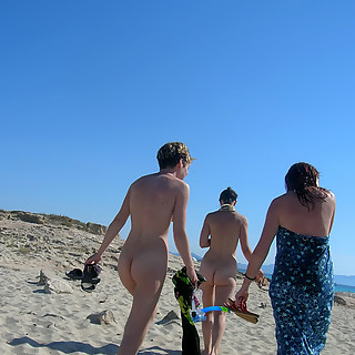 Sexy Naturist Girls Enjoy Being Naked Outdoors They Expose Their Nude Bodies to other Bare People Ac