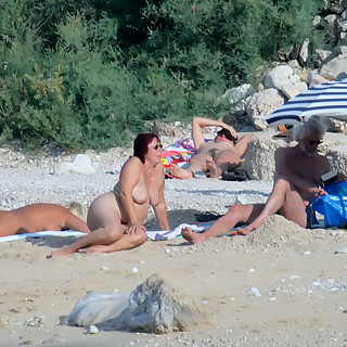 My Girlfriend Her Mom and other Women Naked on Naturist Beach I Almost Got a Hard on by Seeing Her M