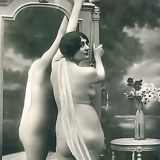 Rare Historic Erotic Photos of 1900-1920 from France and England with Hot Nude Virgins Posing Naked 