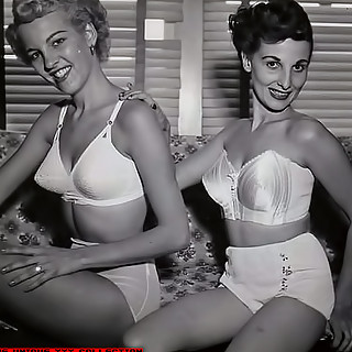 Natural Hairy Busty Ladies Group Fucking Photos from the Good Old 40s - Vintage Pics of Busty Bitche