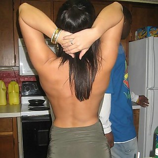 Hot girlfriends fucked hard without condoms in front of room mates