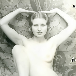 Forgotten vintage porn photography - amazing female nudes of the early 20 century hairy cunts and sp