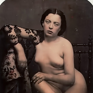 Forgotten European Nude Photography from 1850 to 1920 Featuring Lewd Naked Girls Posing on Vintage X