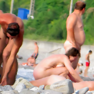 My Granny and other Natives Completely Naked at Naturist Camp Didn't Mind Me Taking Pics of Them Tot