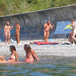 Teens Mothers and Grannies Naked at Naturist Beaches of Germany and Ukraine Watch Nude Boobs and Pus