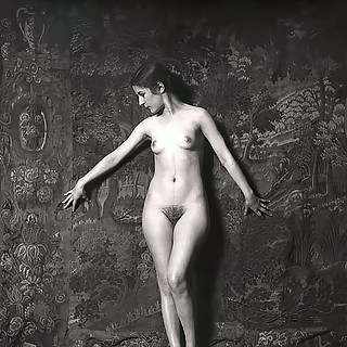Vintage Pics of Rare Full Frontal Female Nudity with Hairy Pussies Visible Including Absolute Leg Sp