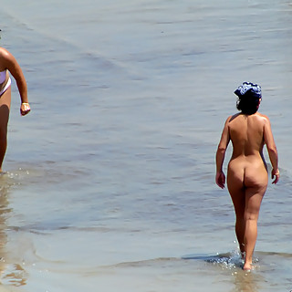 Get Ready for Beautiful Naked Chicks Sun Bathing in Naturist Beach Spreading Legs of Us Click Her fo
