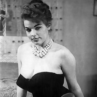 Vintage Photos of Busty Girls with Hairy Pussy Involved in Seductive Posing and Hardcore Fucking Act