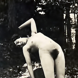 Old Vintage Erotica Photos of the 1910-1920s Full Frontal Female Nudity Hot Natural Tits and Sexy Ha